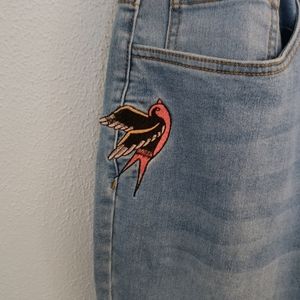 Venus embroidered jeans